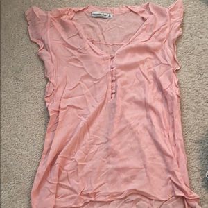 light pink blouse